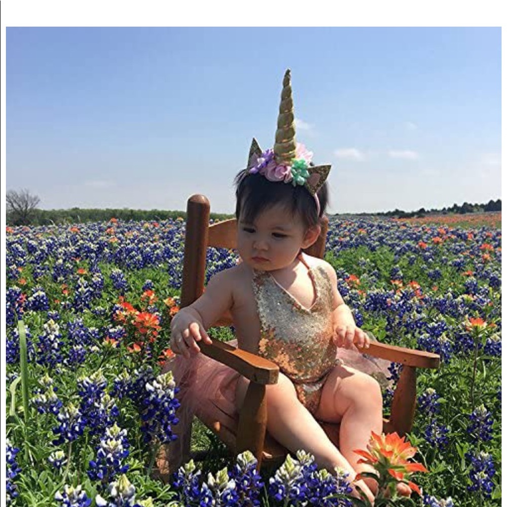 Unicorn baby headband